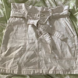 Free People Cream Skirt